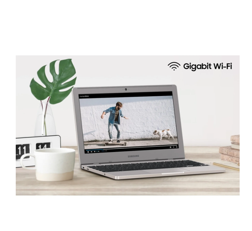 Samsung Chromebook 4 XE310XBA – Intel Celeron N4020 @ 1.1GHz / 4GB RAM / 32GB eMMC / 11.6" HD – A Grade (Refurbished)