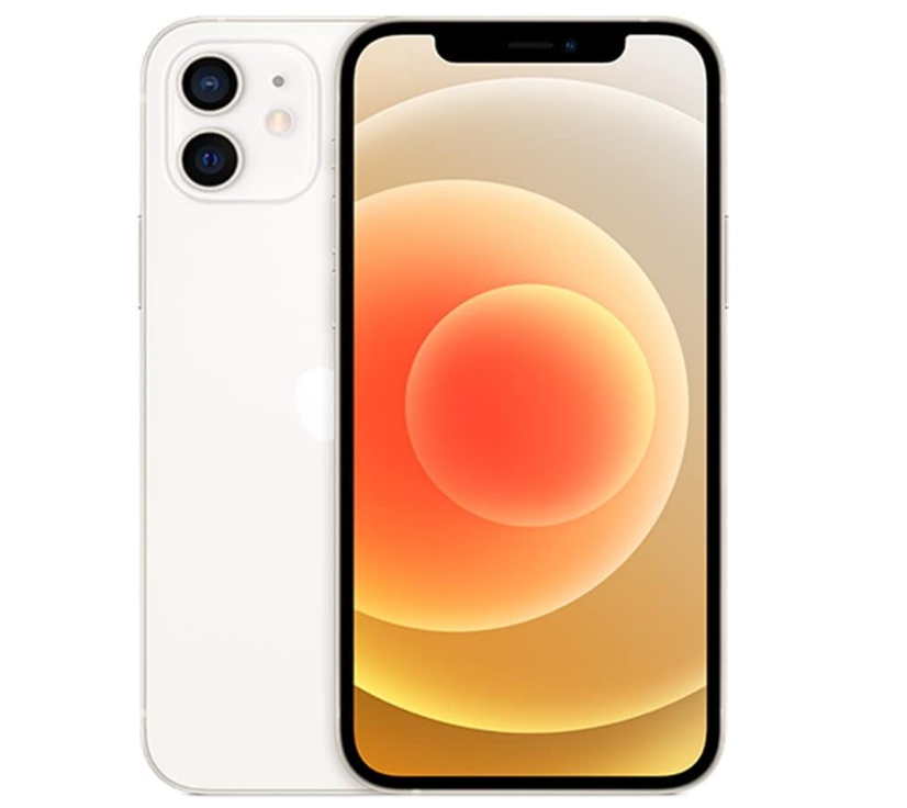 iPhone 12 Mini 64GB SS+eSim White A Grade 100% Battery Health( Refurbished ) - Face ID not work