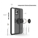 iPhone XS Max ShockProof Phone Cover Case with 360 Magnet Ring Holder TPU + PC Protective Case Black (Q Shadow) 