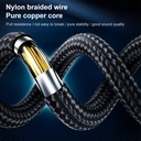 DUDAO 1100MM 3-in-1 Audio Cable Adapter Cable L12PRO 3.5mm +lightning+Type-c to 3.5mm Black