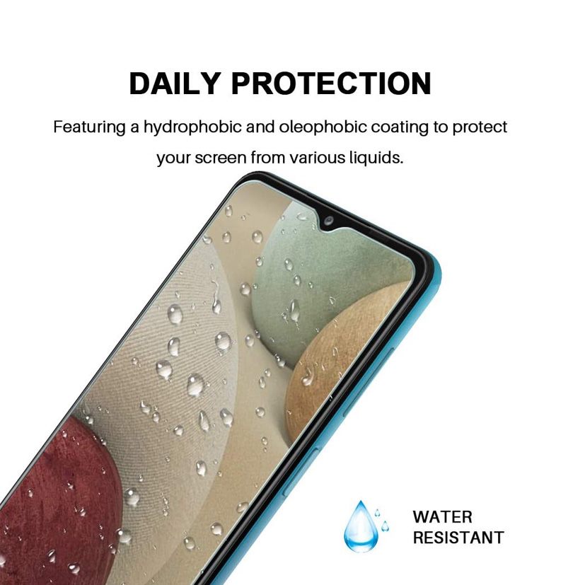 [V01]Samsung A02S A03S A03  Unipha Tempered glass screen protector with high quality black package