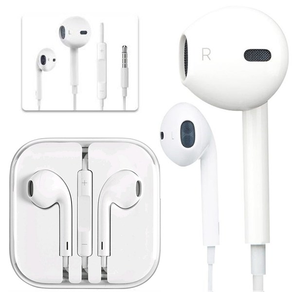 Apple Phone 6 iPhone 5 earphone,Volume control, Standard 3.5mm plug with package