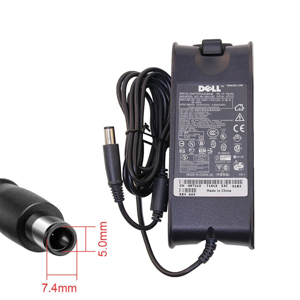 DELL Genuine for DELL Latitude E6330 E6430 E6530 E5420m AC Adapter Charger 90W