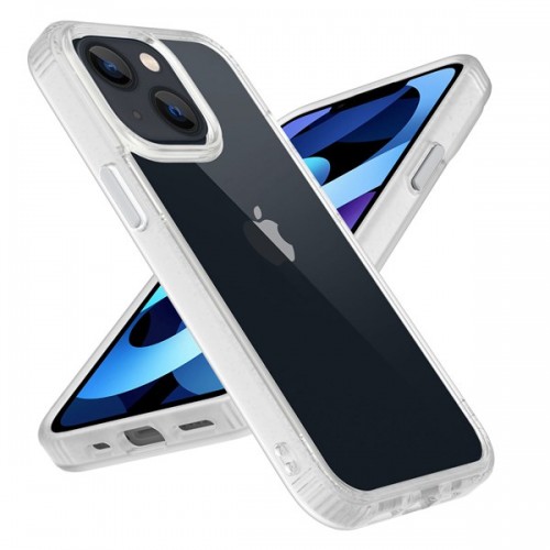 iPhone 12/13 Pro Max 6.7 9H Tempered Glass Anti Scratch Clear ShockProof Phone Case (YUVAL) White Border