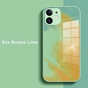 iPhone XS MAX Artistic ShockProof Phone Case (Biguo)  Sea Breeze Lime