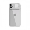 iPhone 11 Pro Max Slide Camera Lens Protection Cover Phone Case ShockProof TPU (Case Mate) ) Transparent