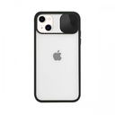 iPhone XR Slide Camera Lens Protection Cover Phone Case ShockProof TPU (Case Mate) ) Black