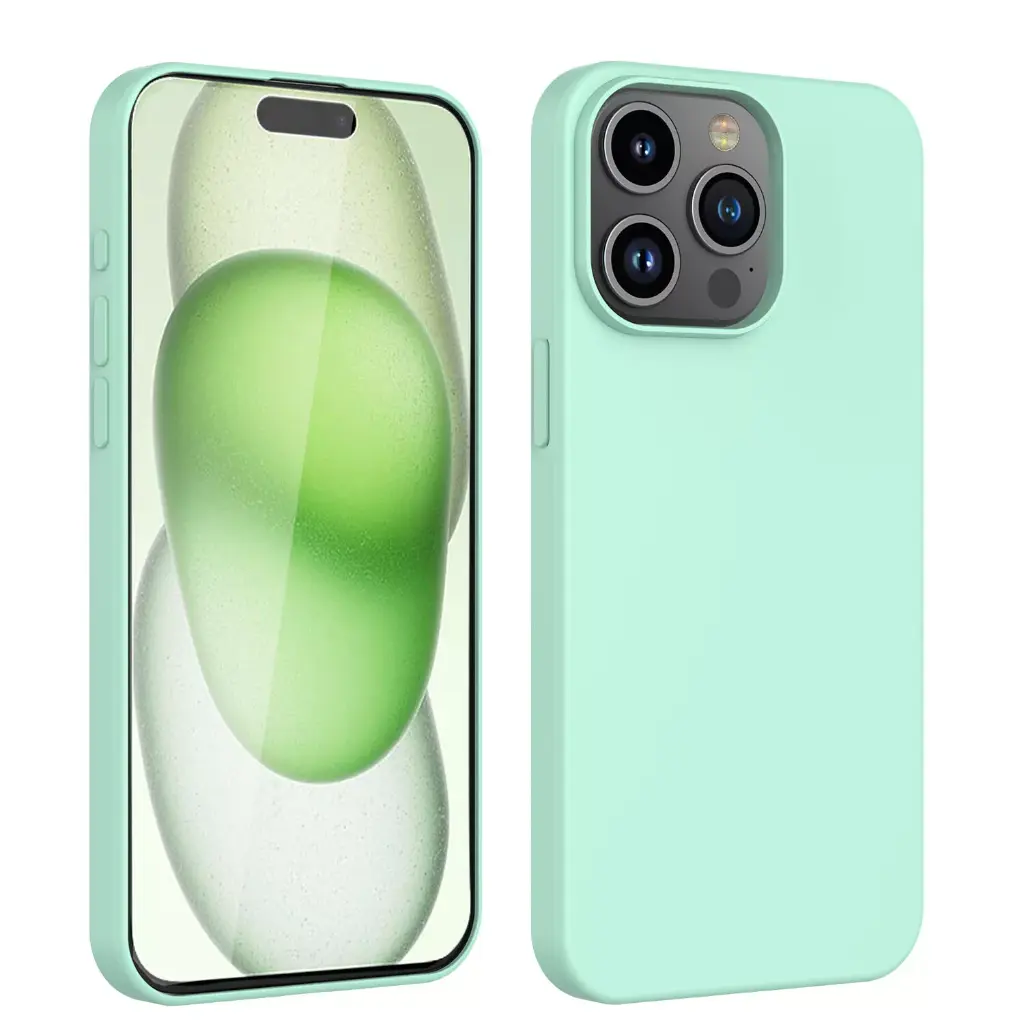 Silicone phone case without ring for Samsung S10e MINT