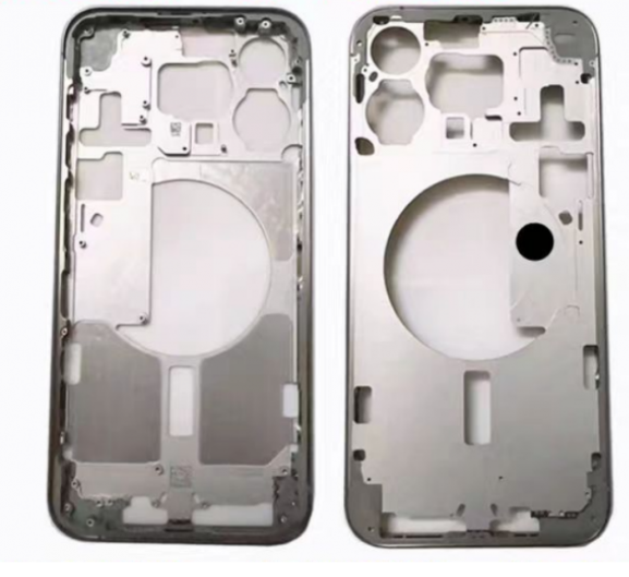 [BC]Middle Frame Without Back Glass For iPhone 15 Black