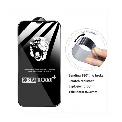 [U02]iPhone 16e Gorilla Pliable and Strong Tempered Glass Screen Protector without package