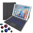 iPad TPU case HK129T with pen-holder detachale bluetooth keyboard with touchpad and back light For iPad Pro 12.9 (2015/2017) Pin Connectork