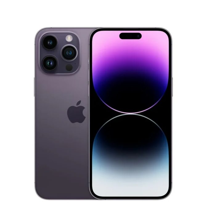 iPhone 14 Pro Max 256GB SS+eSim Deep Purple A Grade 100% Battery Health( Refurbished ) - (Message Stock)