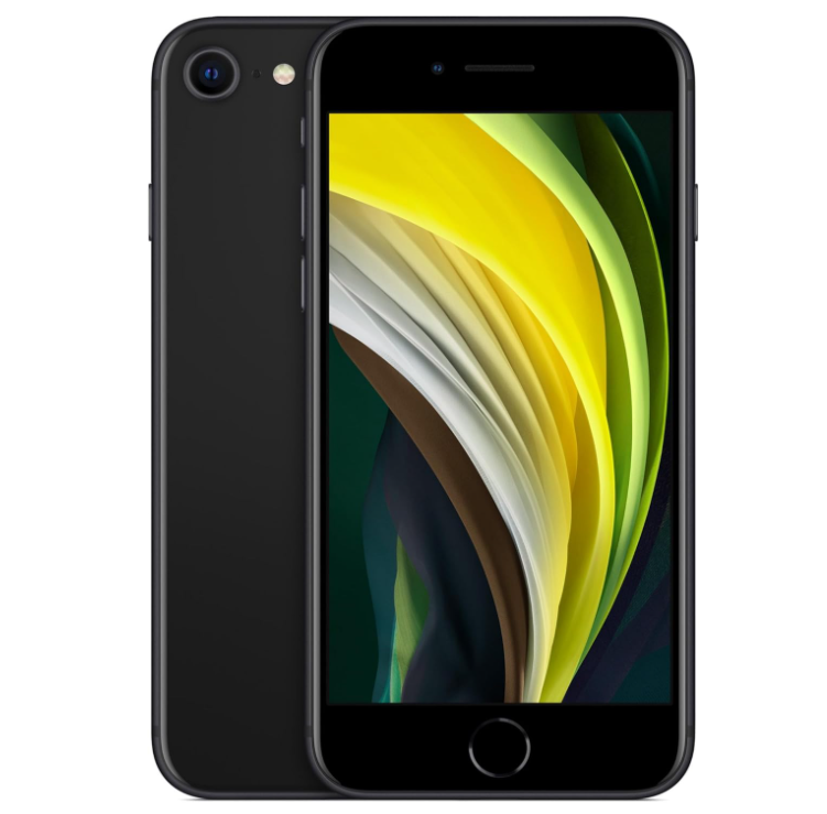 iPhone SE (2nd Gen) 2020 64GB SS+eSim Black A Grade above 80% Battery Health( Used )