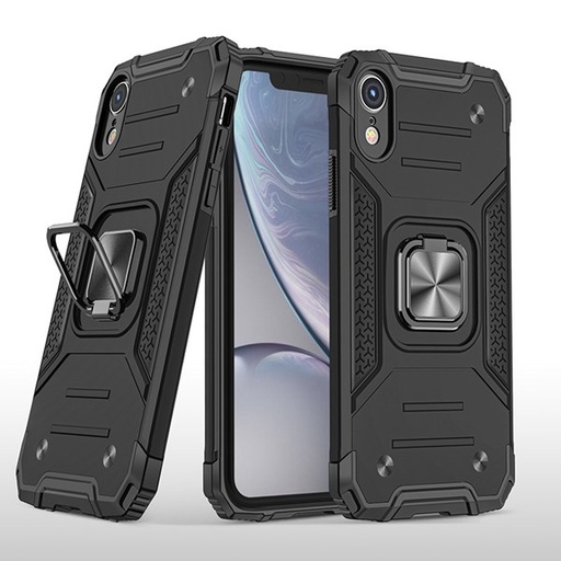 [M0700090007] iPhone XS Max ShockProof Fashion Black Phone Case (Kemeng)