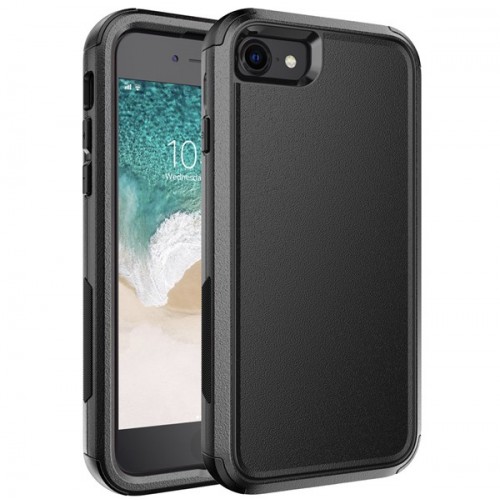 [M0600090104] iPhone 7G/8G/SE2 (Adventurer) 2 Gen Triple Defender Phone  Case Black