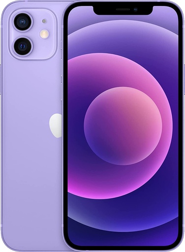 [M0010010678] iPhone 12 128GB Purple A Grade 100% Battery Health(Refurbished)