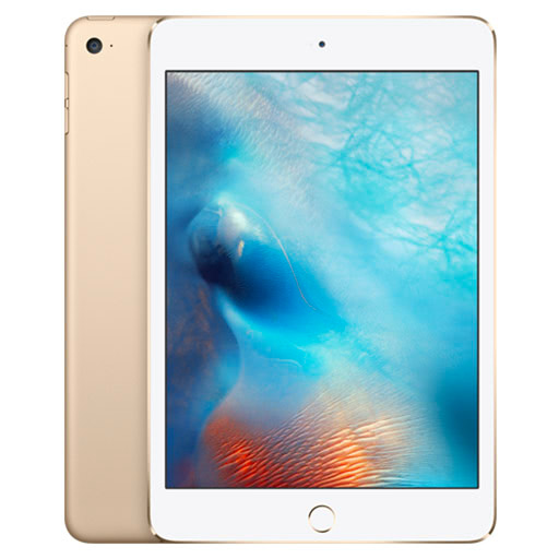 [T0010010689] iPad Mini 4 (2015) 7.9" Cellular + Wi-Fi 128GB Gold A1550 Excellent Grade (Refurbished)