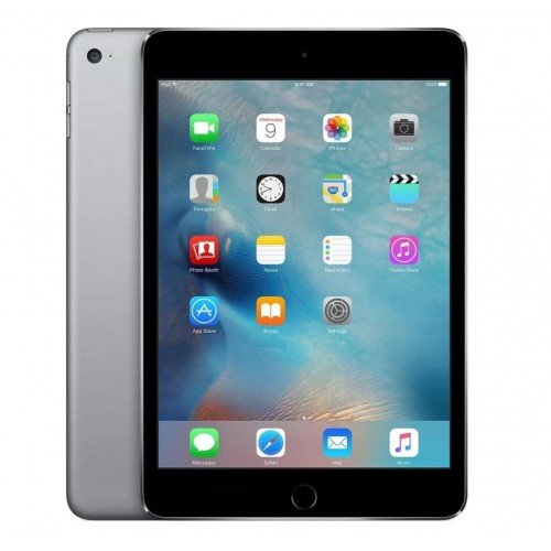 [T0010010690] iPad Mini 4 (2015) 7.9" Cellular + Wi-Fi 128GB Spacy Gray A1550 A Grade above 90% Battery Health( Refurbished )