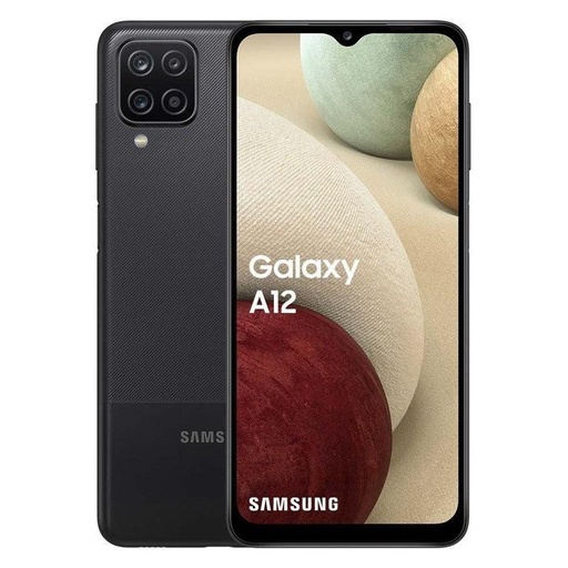 [M0020010639] Samsung Galaxy A12 4G 128GB Black A Grade (Refurbished)