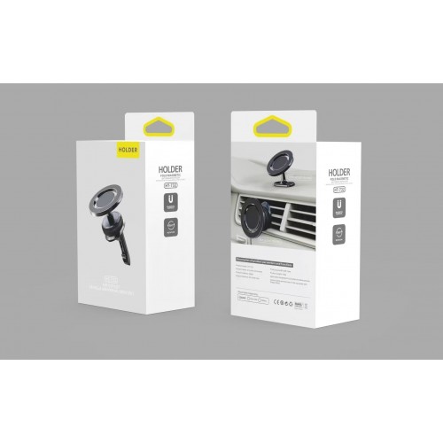 [C0680470029] [5-B15] HT-732 Magnetic Universal Car Air Vent Bracket – 360° Rotation & Foldable Design