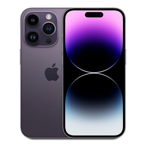 [M0010010967] iPhone 14 Pro 512GB DS Deep Purple A Grade 100% Battery Health( Refurbished )