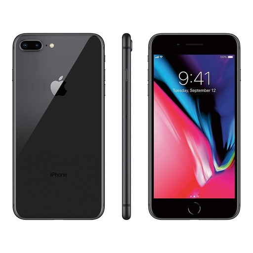 [M0010011187] iPhone 8 Plus 128GB Space Gray A Grade 100% Battery Health ( Refurbished )