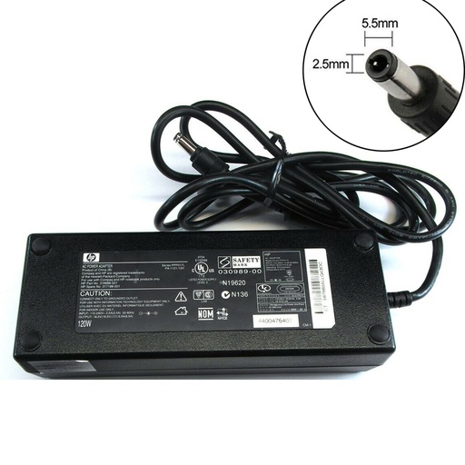 [L0050060010] HP Original HP AC Adapter Charger 18.5V 6.5Amp 120W