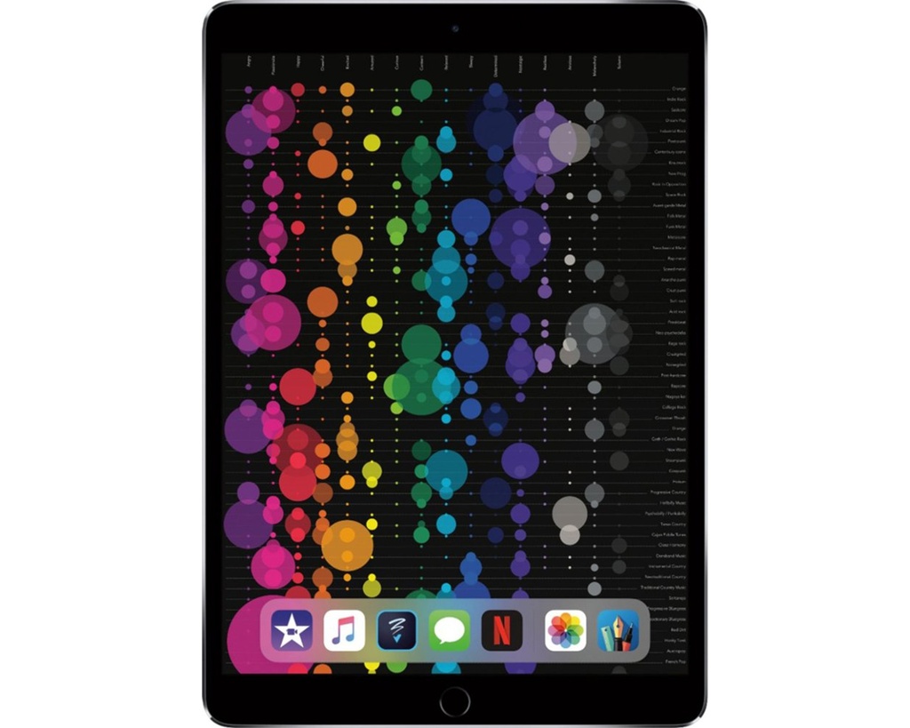 iPad Pro 10.5 (2017) Cellular + Wi-Fi 64GB Space Gray A1709 A Grade above 80% Battery Health( Refurbished ) 