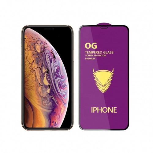 iPhone XS Max / 11 Pro Max Black CCBBK/ (OG) Golden Armor High Quality full cover Tempered Glass Screen Protector