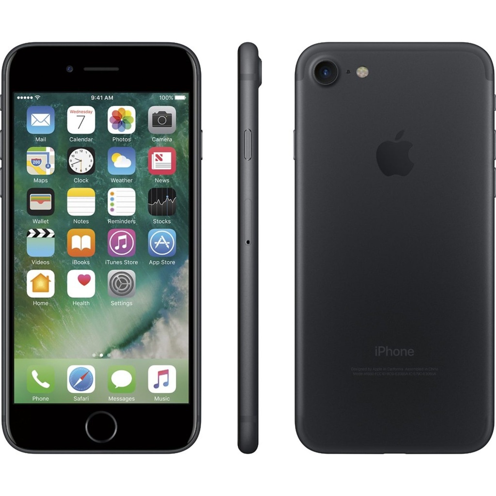 iPhone 7 128GB Matte Black A Grade 100% Battery Health( Refurbished )