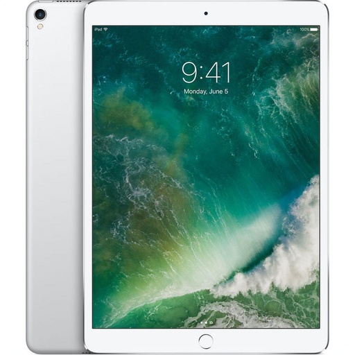 [T0010010582] iPad Pro 10.5 (2017) Cellular + Wi-Fi 64GB Silver A1709 A Grade 100% Battery Health( Refurbished )