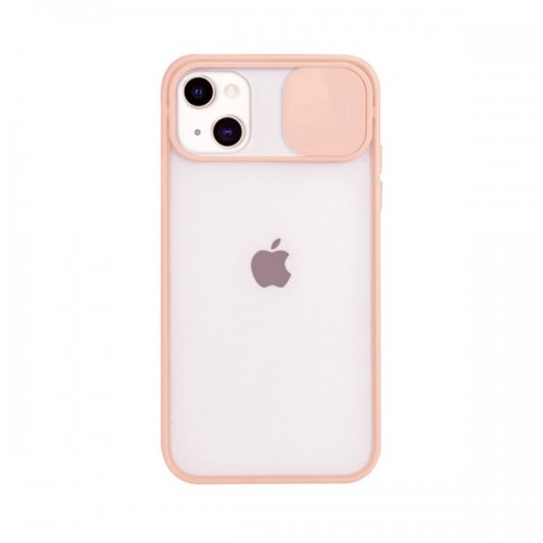 [M0620090115] iPhone XS MAX Slide Camera Lens Protection Cover Phone Case ShockProof TPU (Case Mate) Pink Red