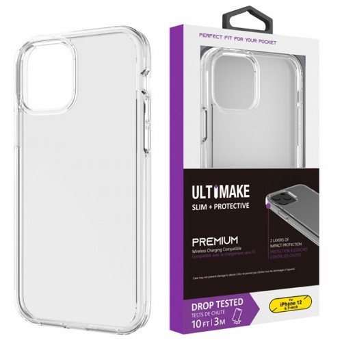 [M0650090050] iPhone 6/7/8 Plus  Transparent ShockProof Phone Case (Ultimake) Transparent