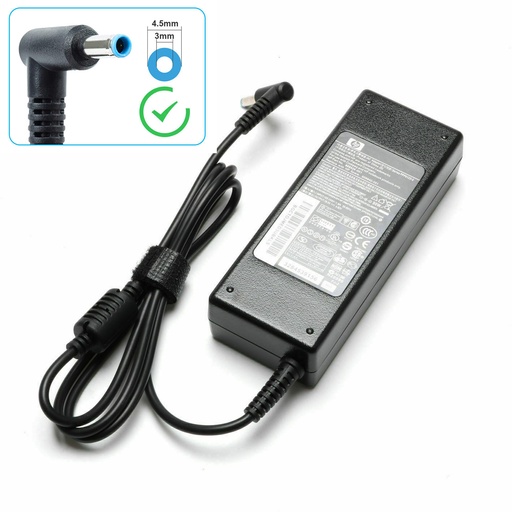 [L0050060016] HP Original HP 19.5V 4.62Amp 90W Power Adapter Charger Blue Tip