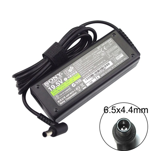 [L0120060001] Sony Genuine Adapter Sony Vaio VGP-AC PCGA-AC VGN-S3 VGN-CS 19.5V 4.7Amp 90W 6.5*4.4mm